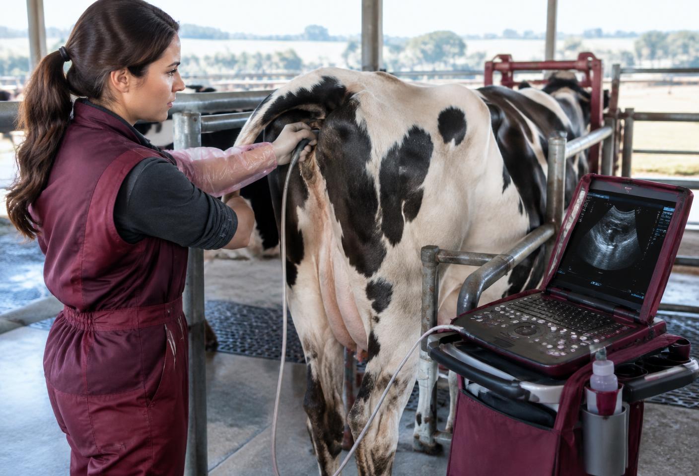 Avaliação reprodutiva bovina com ultrassom